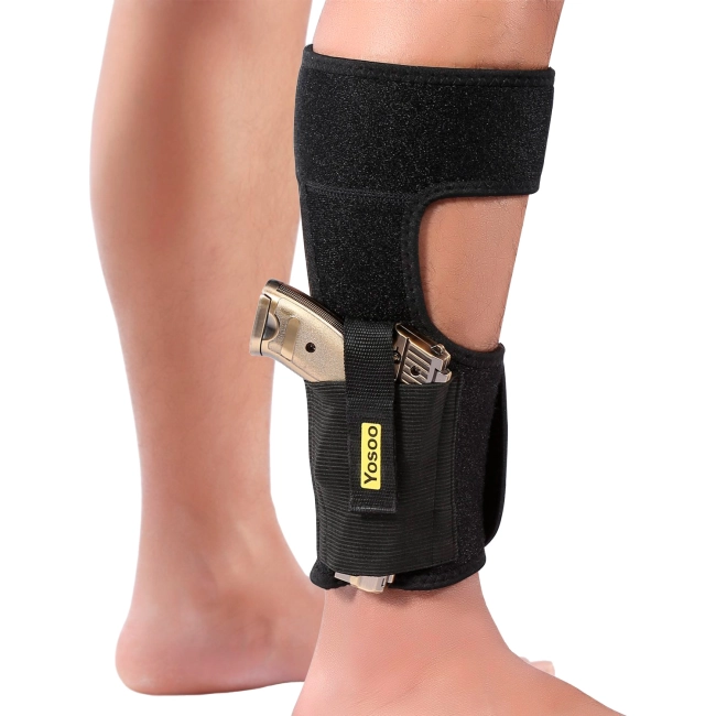 кобура для скрытого ношения пистолета на ногу