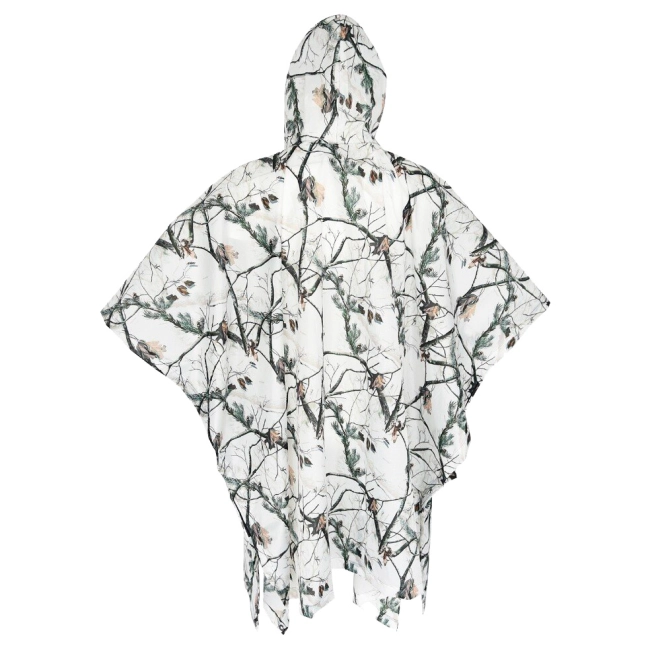 маскировочная зимняя накидка пончо