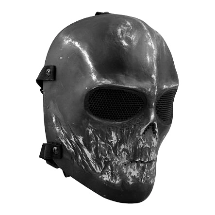 тактична маска на все обличчя з черепом