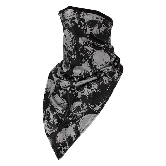 маска-шарф з черепами на обличчя