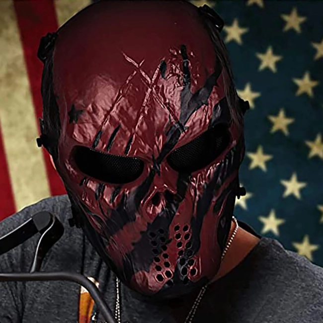 тактична маска повнолицева захисна