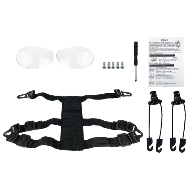 тактична маска череп на шолом