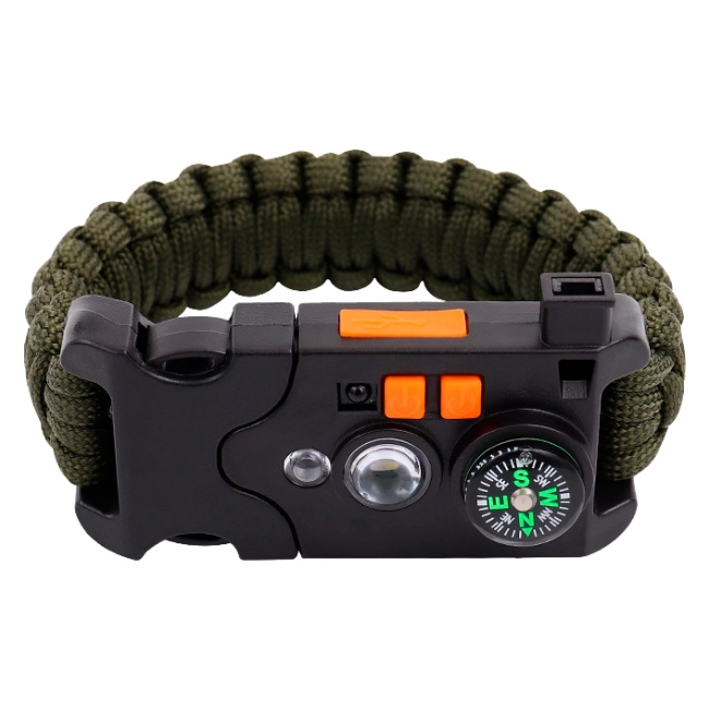 браслет с фонариком из паракорда