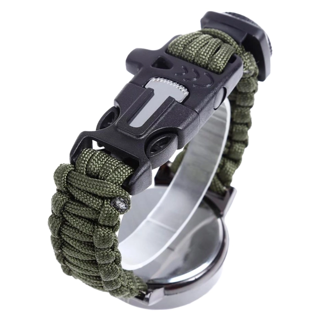 часы тактические с огнивом и компасом