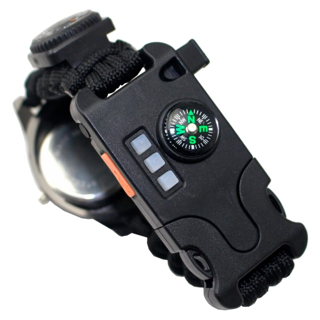 часы с ремешком паракордовым