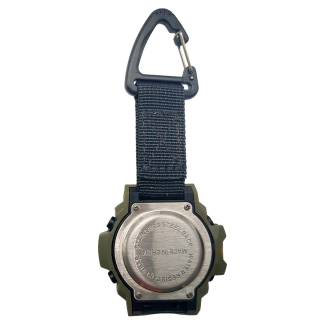 часы цифровые на карабине