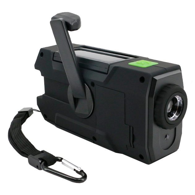 радіоприймач динамо сонячний з ліхтарем