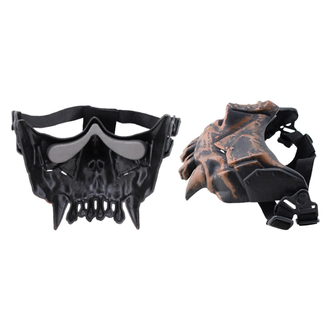 тактична маска череп на пів обличчя