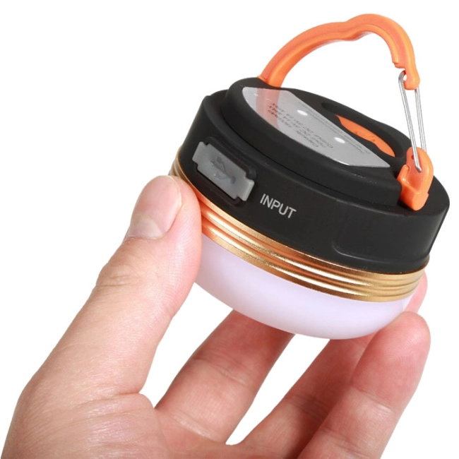 підвісний світильник на карабіні