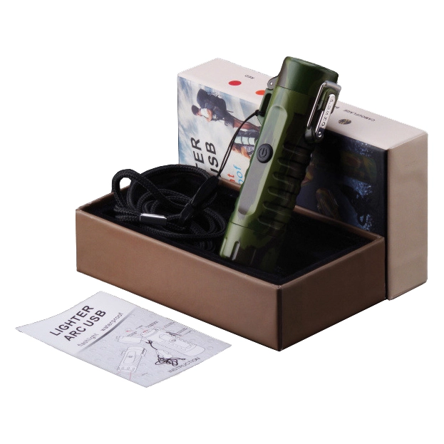 фонарик с usb и зажигалкой