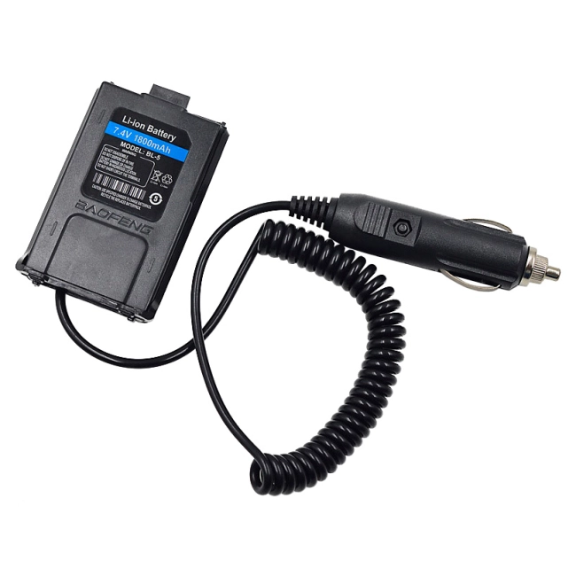 адаптер для рации uv-5r от прикуривателя