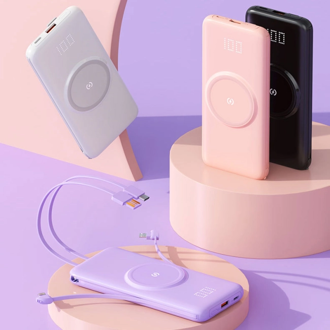 power bank з кабелями