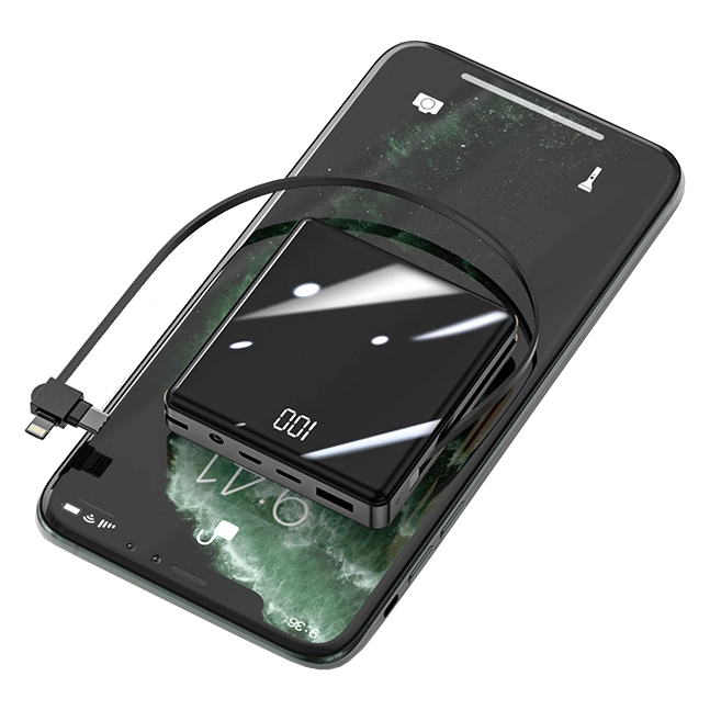 power bank с проводом 10000 mah