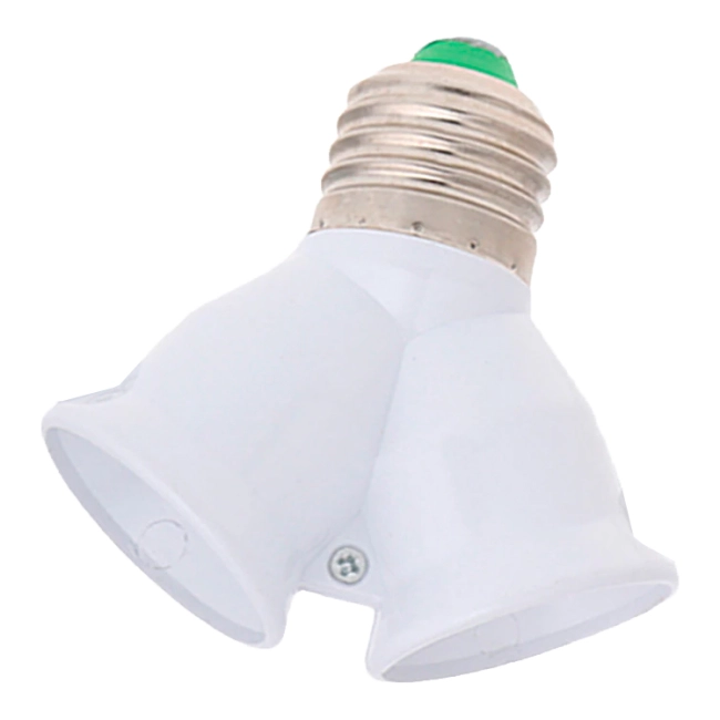 розгалужувач для двох лампочок