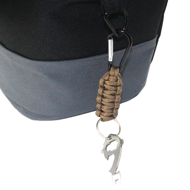 брелок паракордовый для ключей с карабином