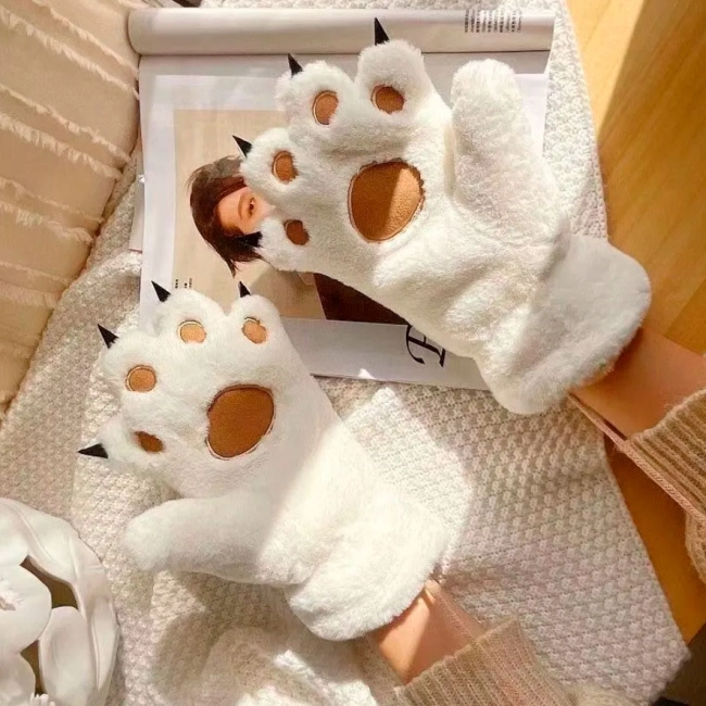 рукавички лапки кота