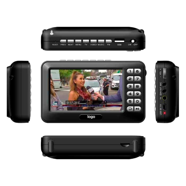 портативный fm телевизор