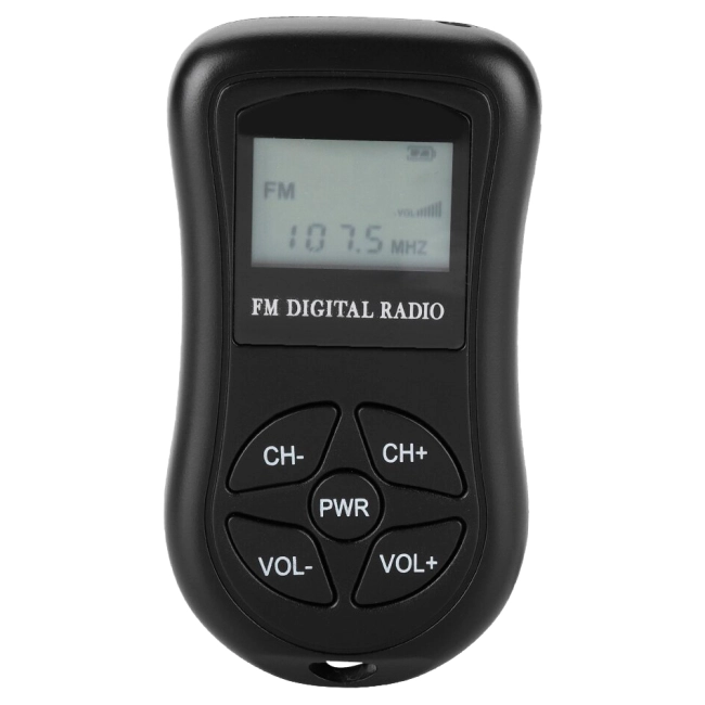 маленький радіоприймач на батарейках