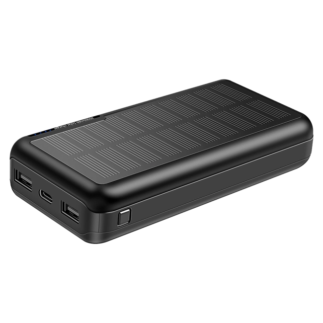 power bank із сонячною батареєю 30000 mah