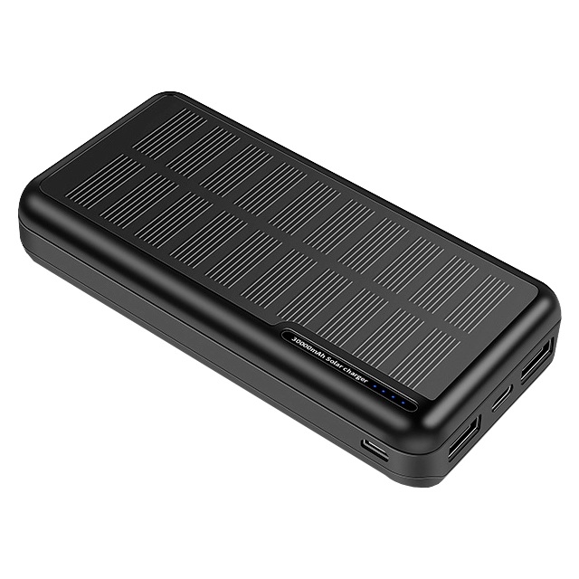 повербанк із сонячною батареєю 30000 mah