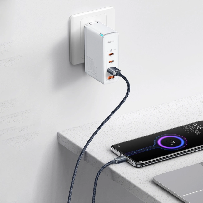 кабель із швидкою зарядкою usb type-c 100w