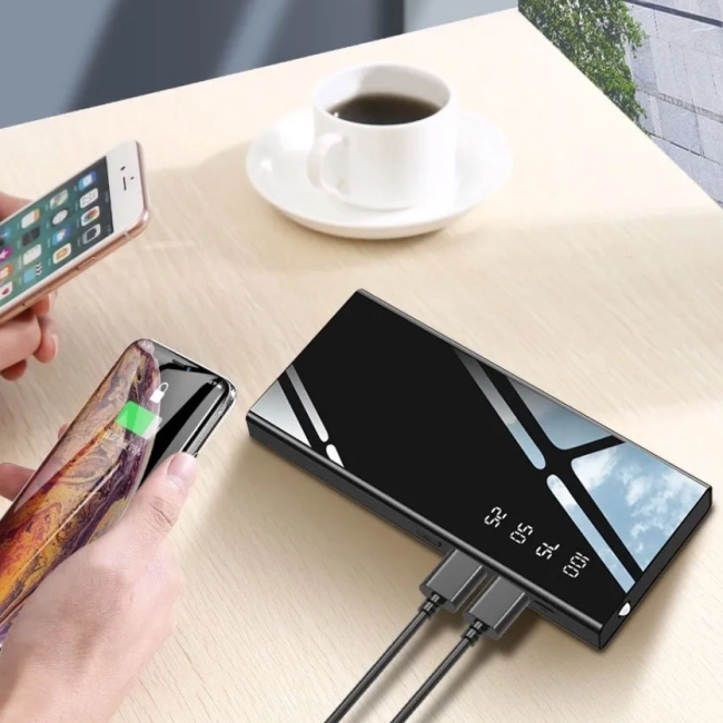 повербанк 20000 mah с фонариком