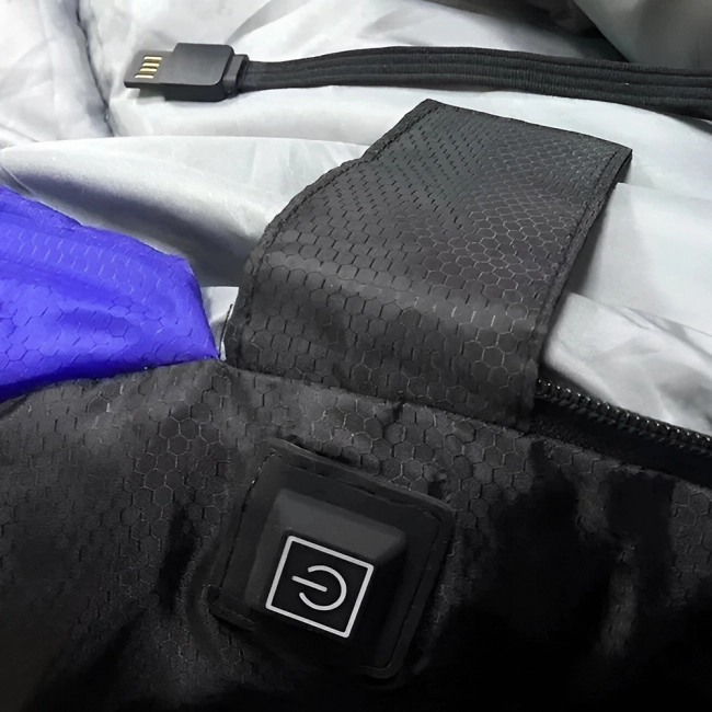 спальний мішок з електричним підігрівом